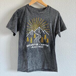 Spearfish Canyon Black Hills South Dakota Tee Shirt Womens Size Small